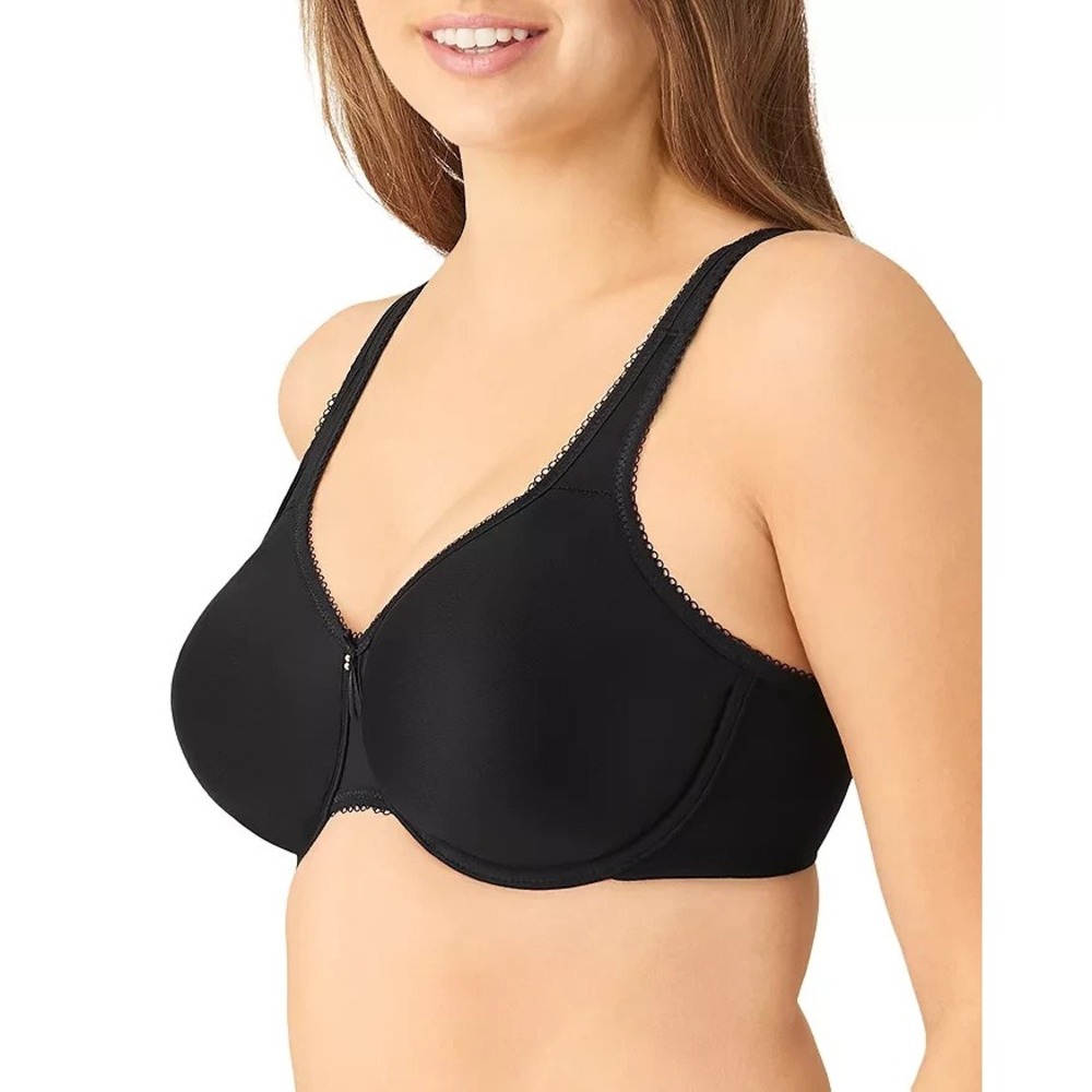 Wacoal Basic Beauty Full Figure Spacer Underwire T Shirt Bra Sand Sz 34 D‎ 34D